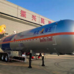 ZJW9400GYQ01 TYPE 62.72m³ Liquid petroleum gas  transport semi-trailer